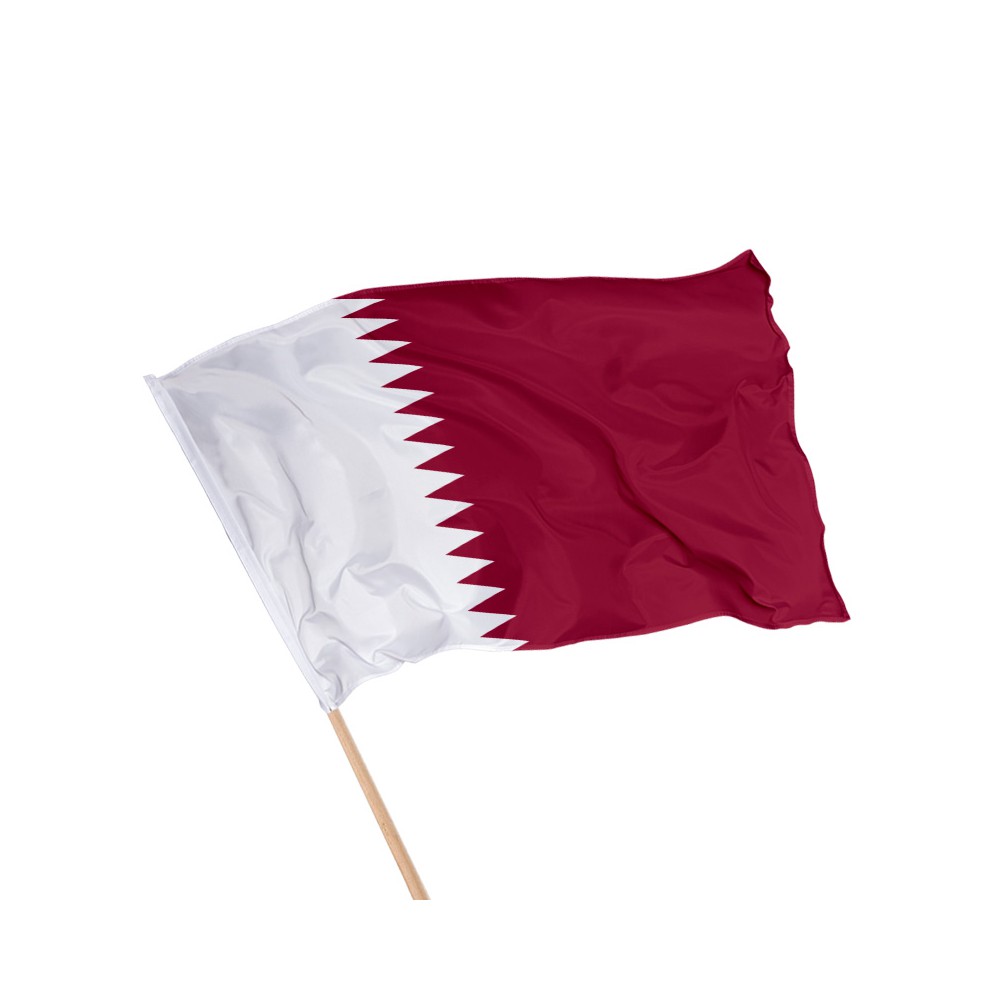 Drapeau du Qatar sur hampe