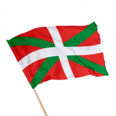 Drapeau du Pays Basque sur hampe