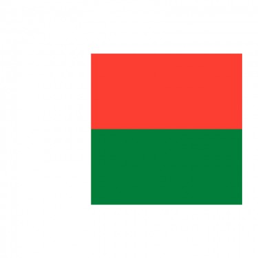 Drapeau de Madagascar à hisser