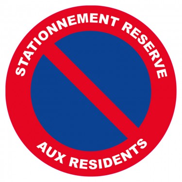 ETIQUETTE STATIONNEMENT INTERDIT - CGR Robinetterie