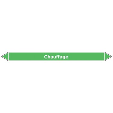 Marqueur de tuyauterie Chauffage