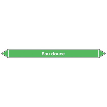 Marqueur de tuyauterie Eau douce
