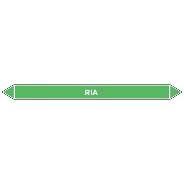 Marqueur de tuyauterie RIA
