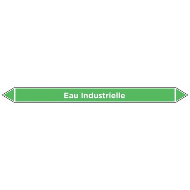 Marqueur de tuyauterie Eau Industrielle