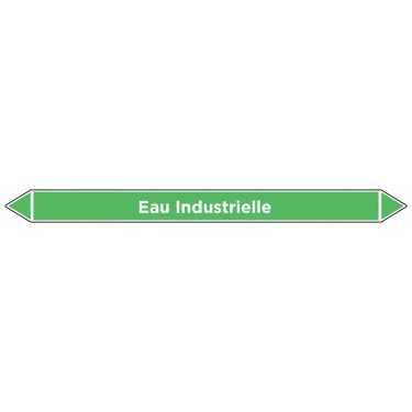 Marqueur de tuyauterie Eau Industrielle