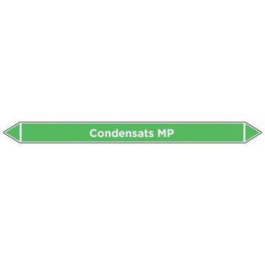 Marqueur de tuyauterie Condensats MP