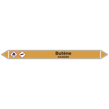 Marqueur de tuyauterie Butène