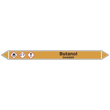 Marqueur de tuyauterie Butanol