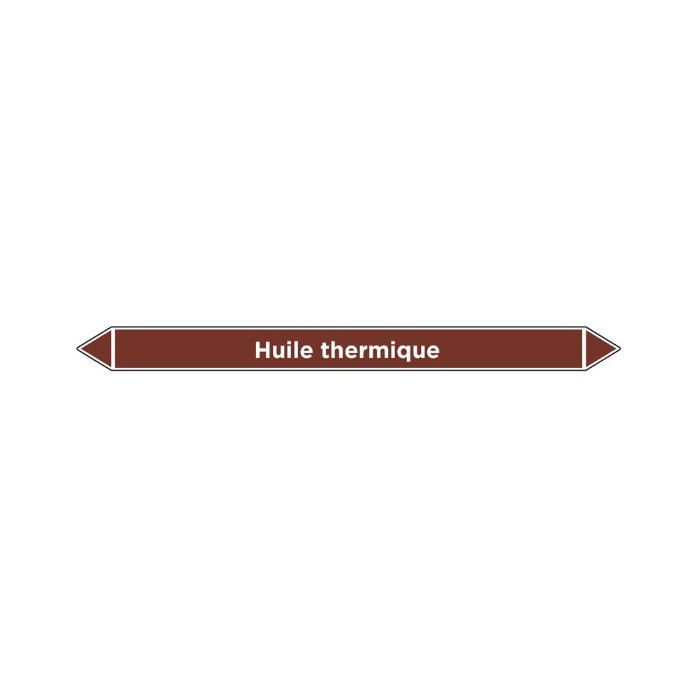 Marqueur de tuyauterie Huile thermique