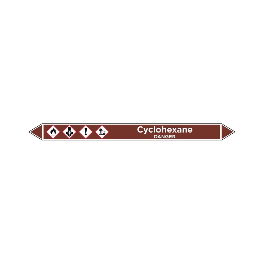 Marqueur de tuyauterie Cyclohexane