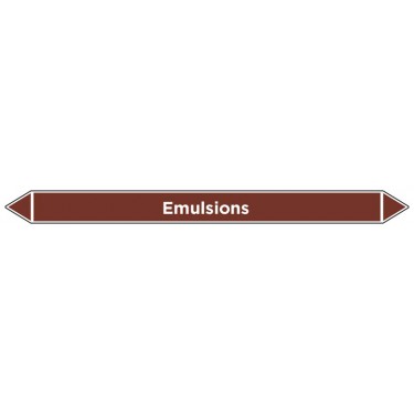Marqueur de tuyauterie Emulsions