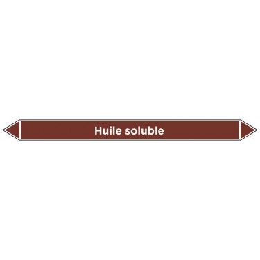 Marqueur de tuyauterie Huile soluble