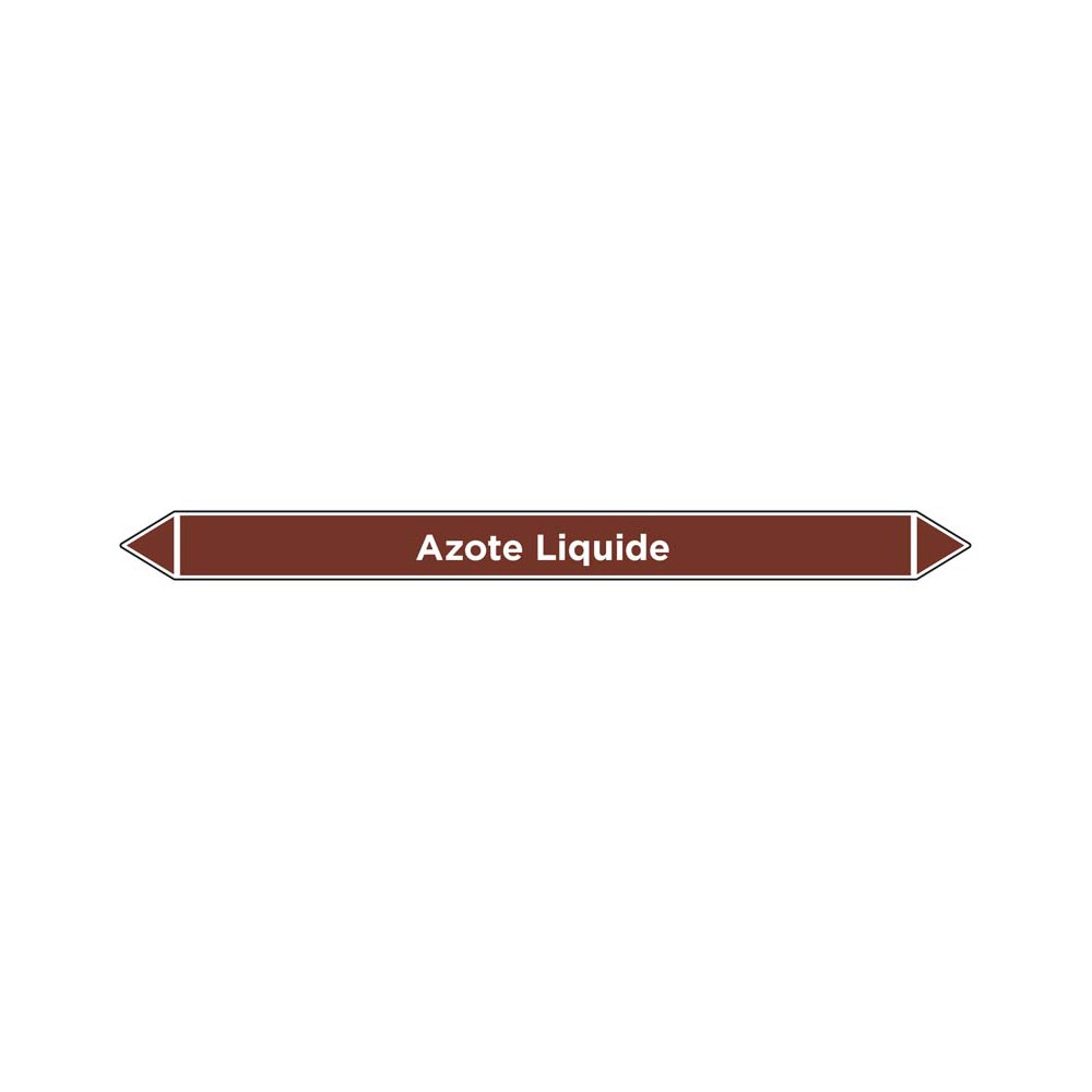 Marqueur de tuyauterie Azote Liquide Marqueur de tuyauterie Azote Liquide