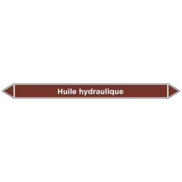 Marqueur de tuyauterie Huile hydraulique