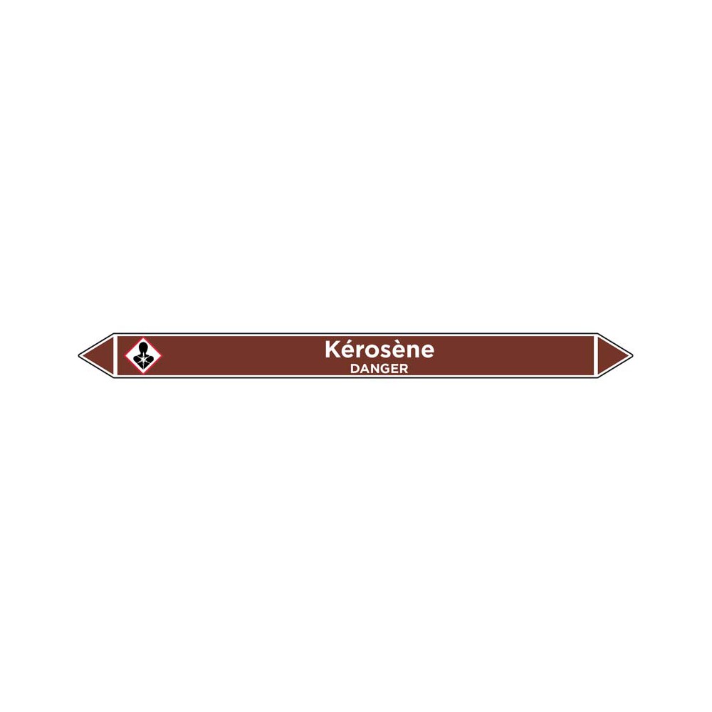 Marqueur de tuyauterie Kérosène Marqueur de tuyauterie Kérosène