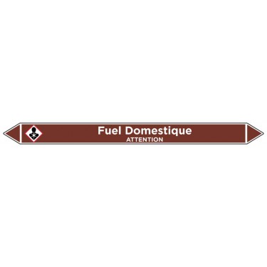 Marqueur de tuyauterie Fuel Domestique