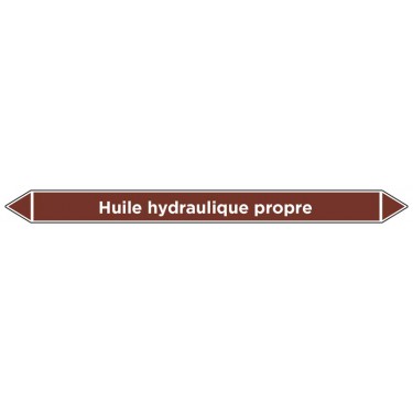 Marqueur de tuyauterie Huile hydraulique propre