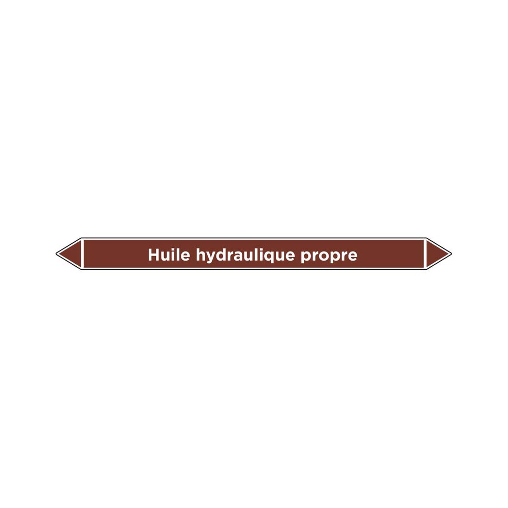 Marqueur de tuyauterie Huile hydraulique propre Marqueur de tuyauterie Huile hydraulique propre