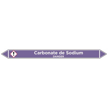 Marqueur de tuyauterie Carbonate de Sodium