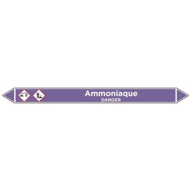 Marqueur de tuyauterie Ammoniaque