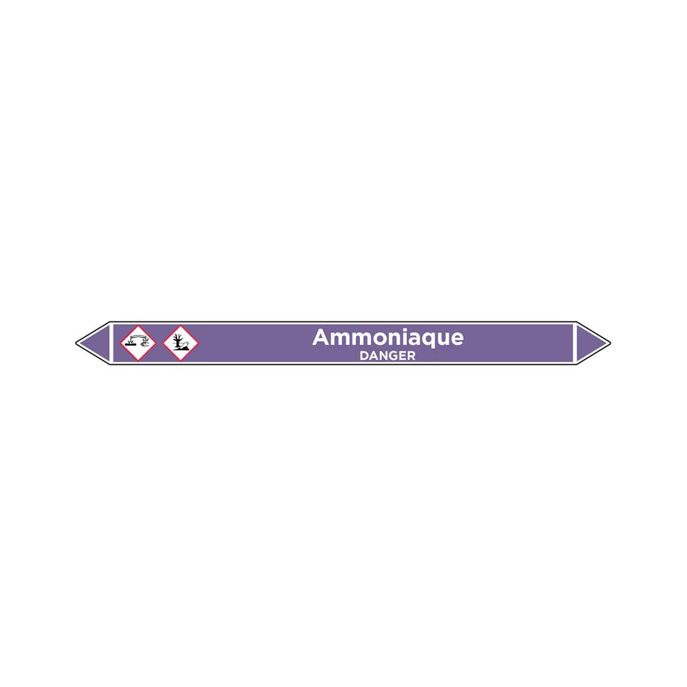 Marqueur de tuyauterie Ammoniaque Marqueur de tuyauterie Ammoniaque