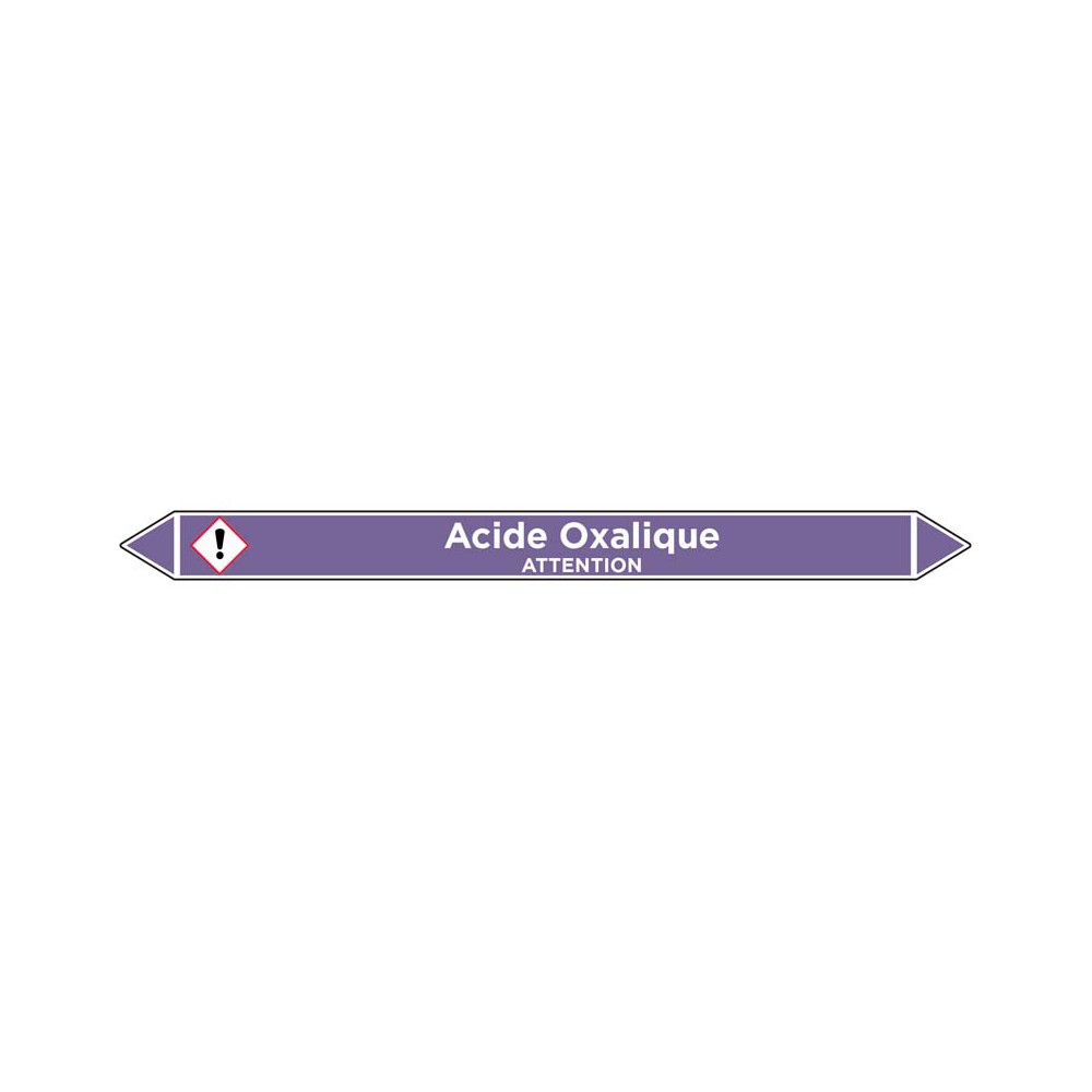 Marqueur de tuyauterie Acide Oxalique Marqueur de tuyauterie Acide Oxalique
