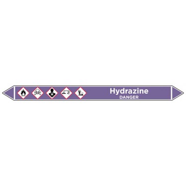 Marqueur de tuyauterie Hydrazine