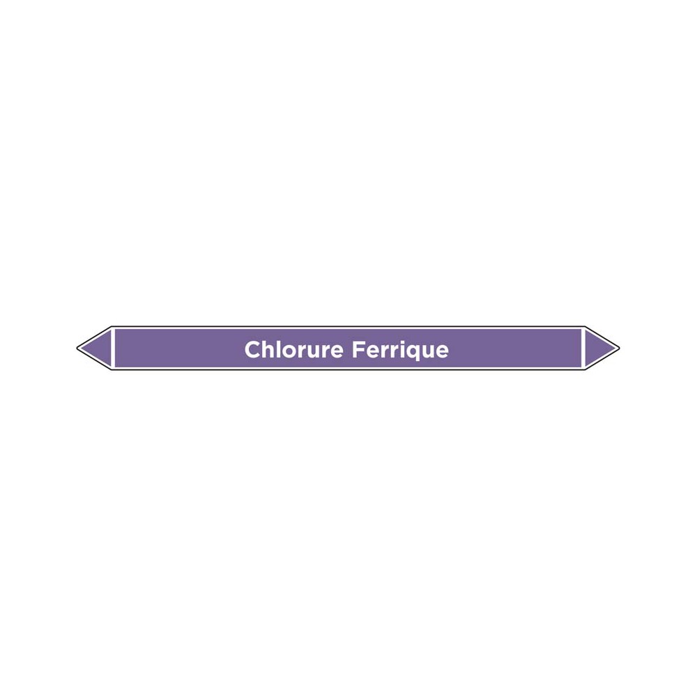 Marqueur de tuyauterie Chlorure Ferrique Marqueur de tuyauterie Chlorure Ferrique