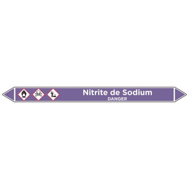 Marqueur de tuyauterie Nitrite de Sodium