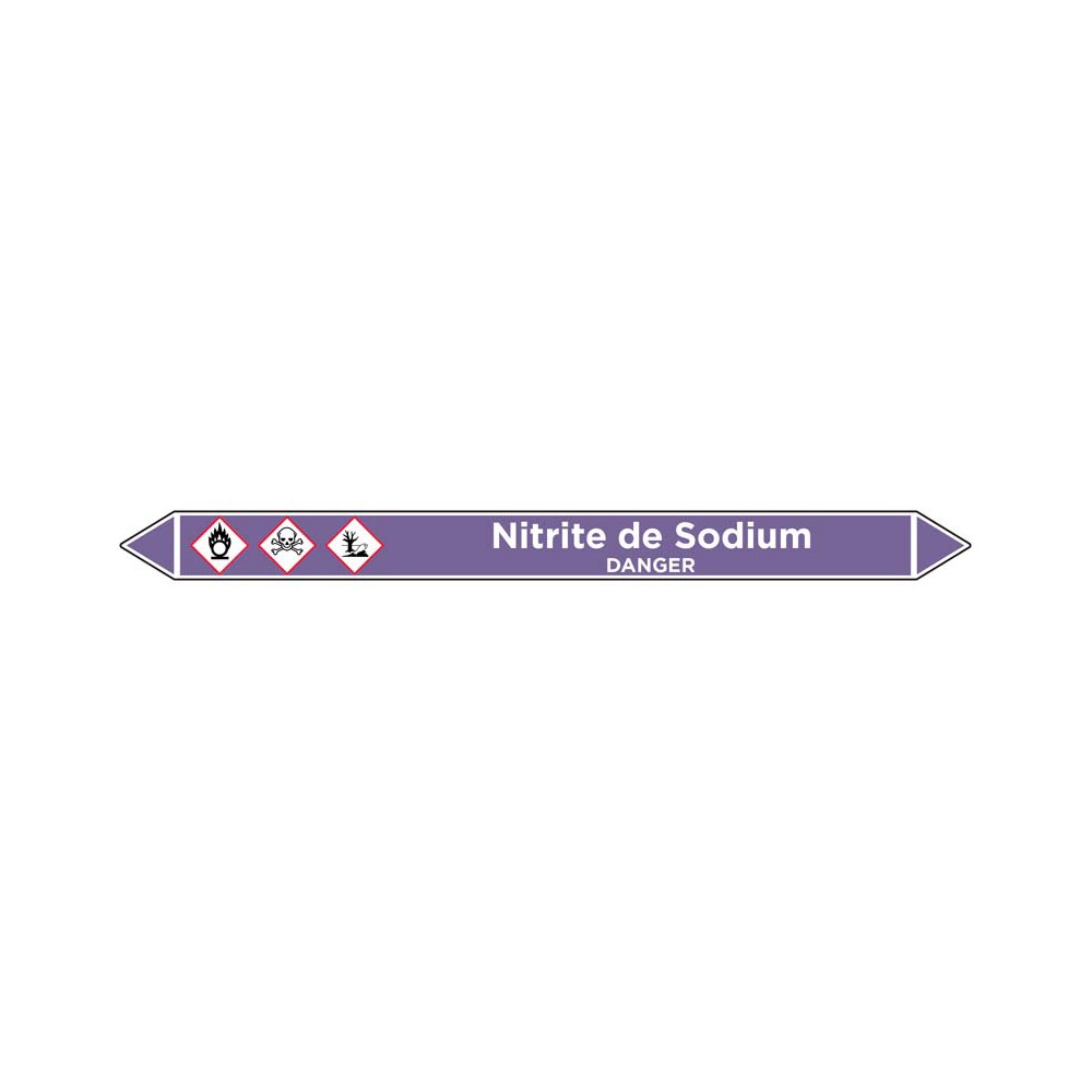 Marqueur de tuyauterie Nitrite de Sodium