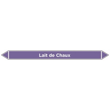 Marqueur de tuyauterie Lait de Chaux
