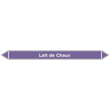 Marqueur de tuyauterie Lait de Chaux