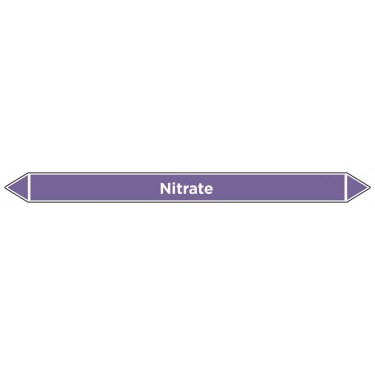 Marqueur de tuyauterie Nitrate