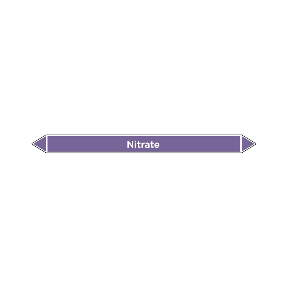 Marqueur de tuyauterie Nitrate