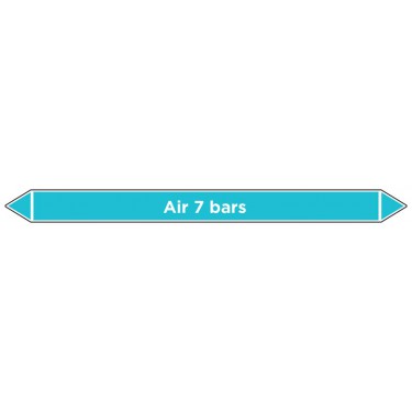 Marqueur de tuyauterie Air 7 bars