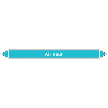 Marqueur de tuyauterie Air neuf