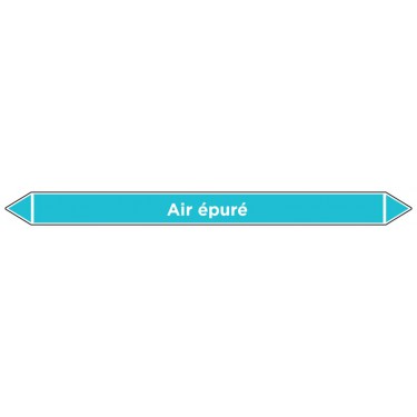 Marqueur de tuyauterie Air épuré