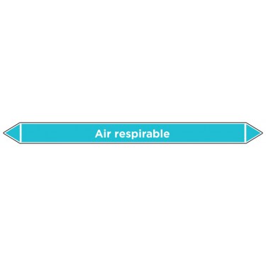 Marqueur de tuyauterie Air respirable