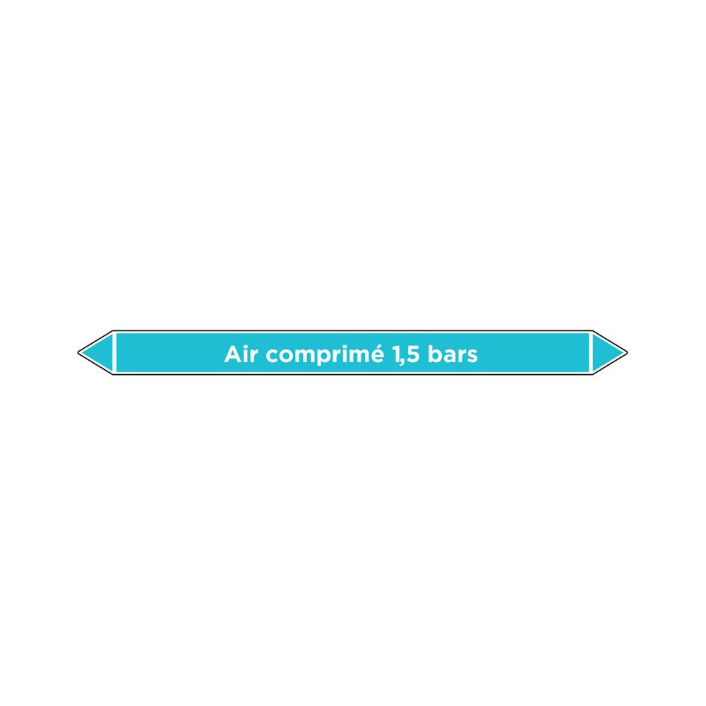 Marqueur de tuyauterie Air comprimé 1 Marqueur de tuyauterie Air comprimé 1