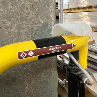 Marqueur de tuyauterie Air comprimé 1,5 bars
