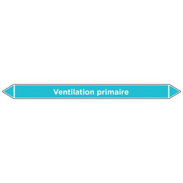 Marqueur de tuyauterie Ventilation primaire