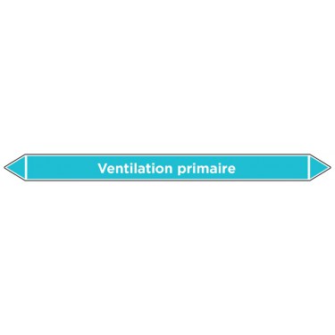 Marqueur de tuyauterie Ventilation primaire