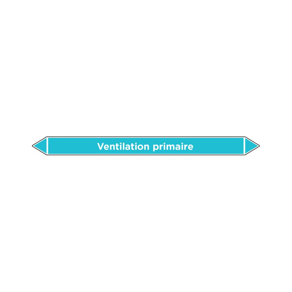 Marqueur de tuyauterie Ventilation primaire Marqueur de tuyauterie Ventilation primaire
