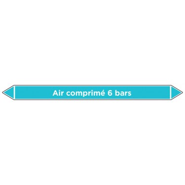 Marqueur de tuyauterie Air comprimé 6 bars