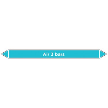 Marqueur de tuyauterie Air 3 bars
