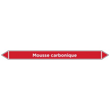 Marqueur de tuyauterie Mousse carbonique