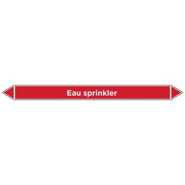 Marqueur de tuyauterie Eau sprinkler