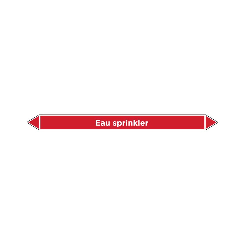 Marqueur de tuyauterie Eau sprinkler Marqueur de tuyauterie Eau sprinkler