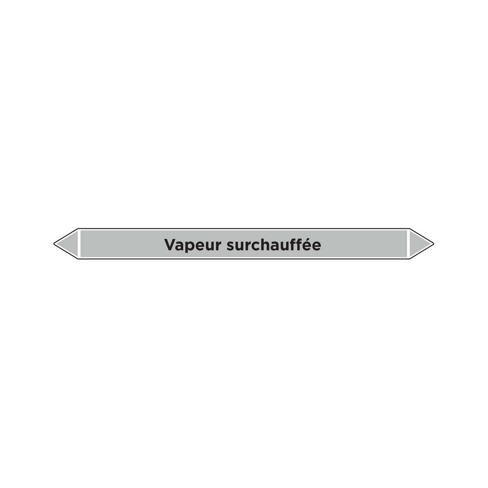 Marqueur de tuyauterie Vapeur surchauffée