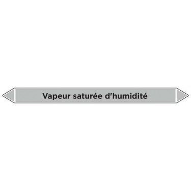 Marqueur de tuyauterie Vapeur saturée d'humidité